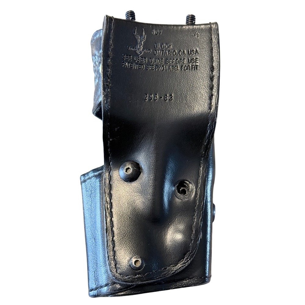 Safariland 295-83 Glock Basketweave Leather Duty‎ Holster Black Level II
